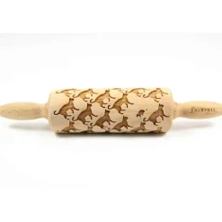 Folkroll deegrol (23cm) hout – Cats