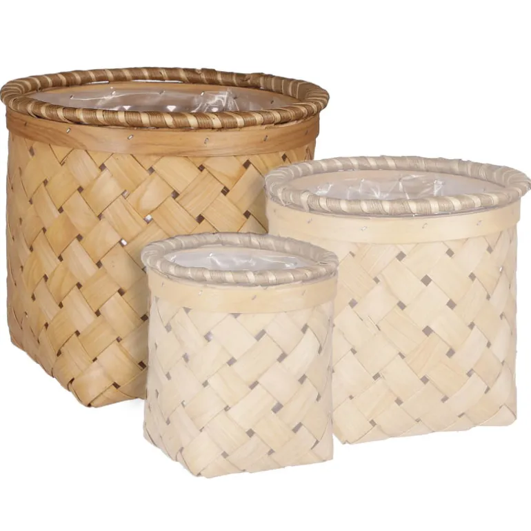 Formia pot (ø27x24cm) licht bruin