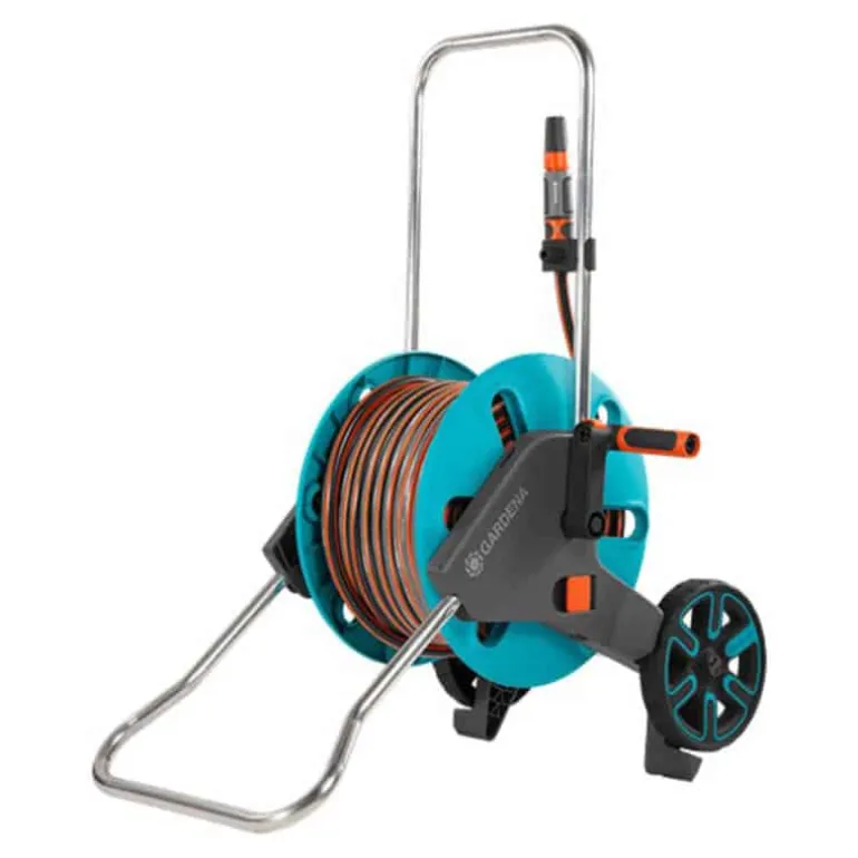 Gardena Slangenwagen Aquaroll flex met 25m 5/8 gemonteerd