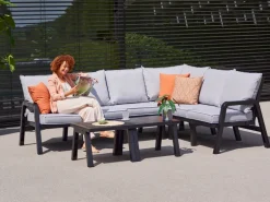 Hartman Ibiza Hoeksalon in Royal Grey