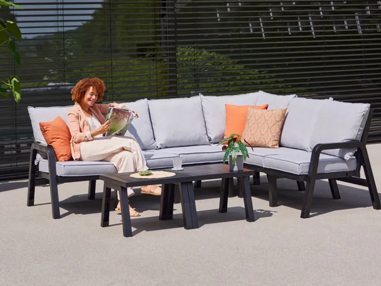 Hartman Ibiza Hoeksalon in Royal Grey