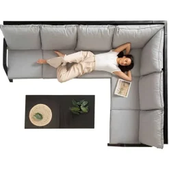 Hartman Ibiza Hoeksalon in Royal Grey