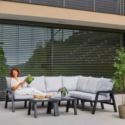 Hartman Ibiza Hoeksalon in Royal Grey