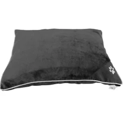 Huisdier kussen (113x81x12cm) grijs/zwart
