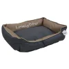 Huisdier mand (44x34x15cm) zwart/bruin