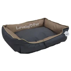 Huisdier mand (44x34x15cm) zwart/bruin