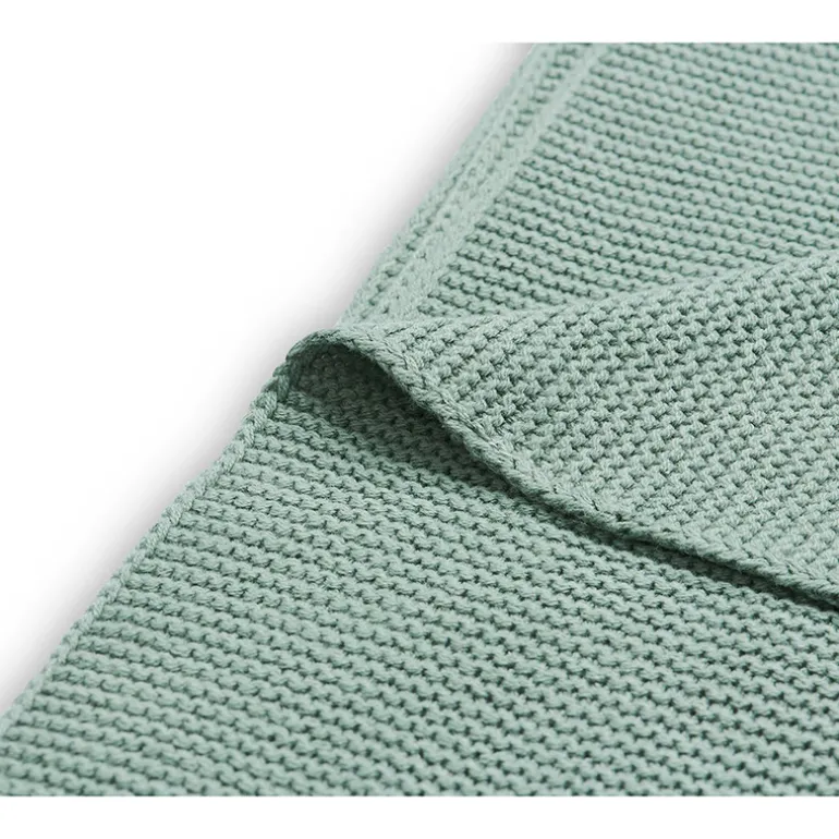 Jollein Deken (100x150cm) Basic knit forest green