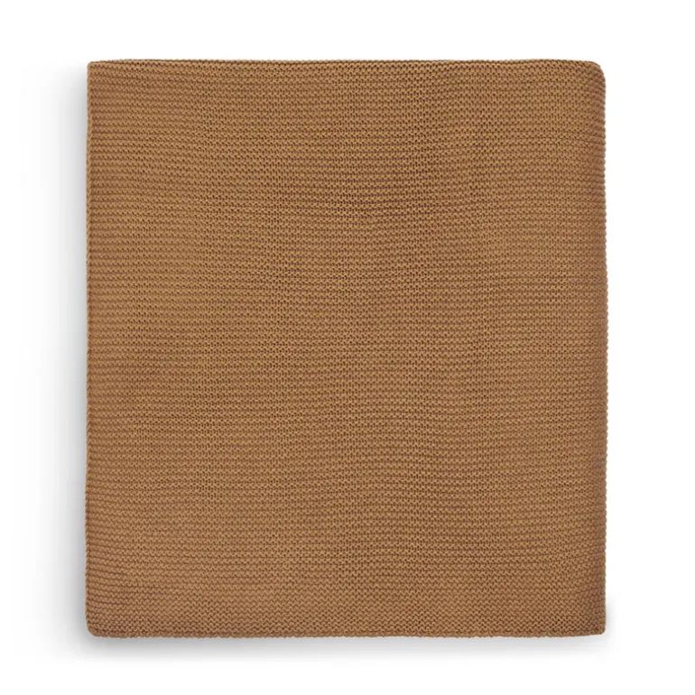Jollein Deken (100x150cm) caramel ledikant basic knit