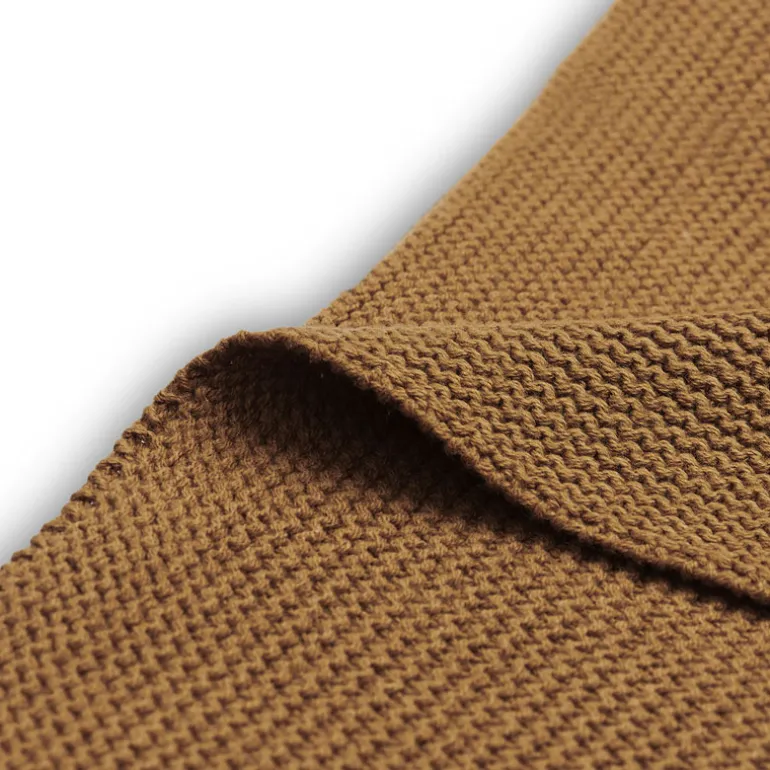 Jollein Deken (100x150cm) caramel ledikant basic knit