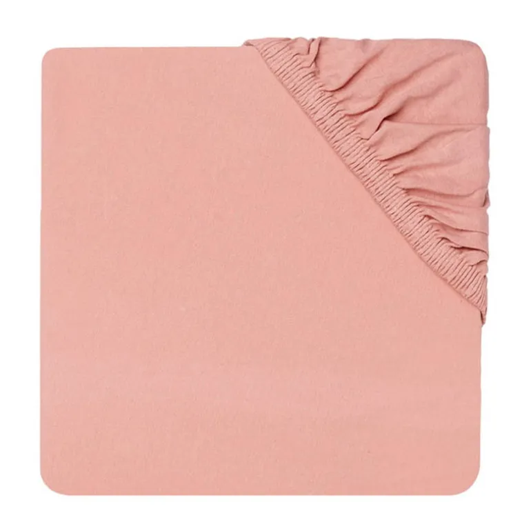 Jollein Hoeslaken (60x120cm) jersey rosewood