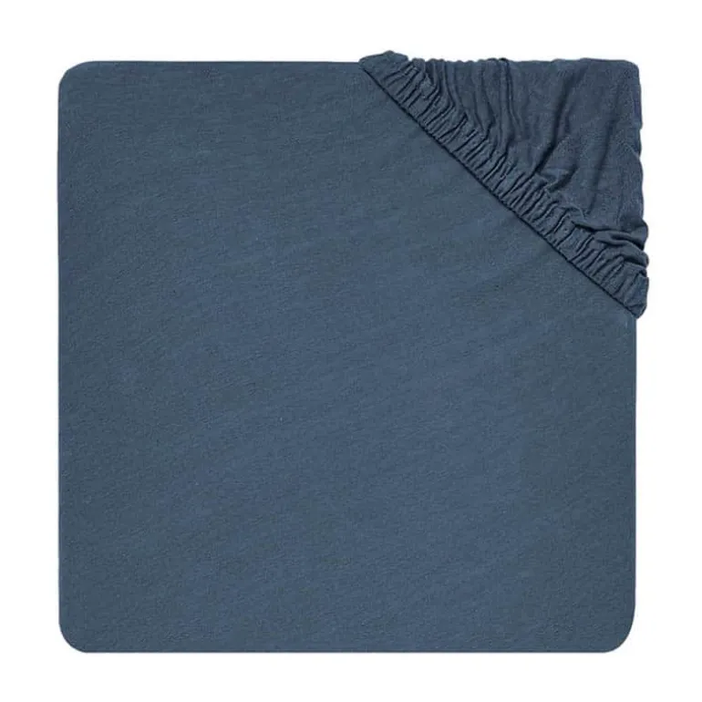 Jollein Hoeslaken (75x95cm) jersey jeans blue