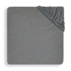 Jollein Hoeslaken (60x120cm) jersey stone grey