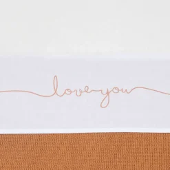 Jollein Laken bed I Love You – Caramel
