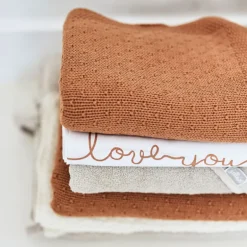 Jollein Laken bed I Love You – Caramel