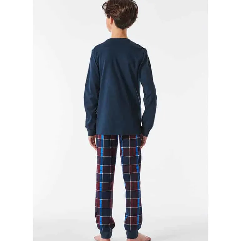 Jongens pyjama lang – 203 antraciet