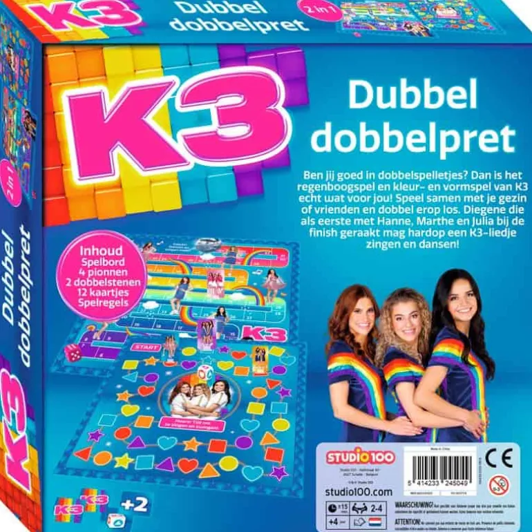 K3 spel dubbel dobbelpret 2 in 1