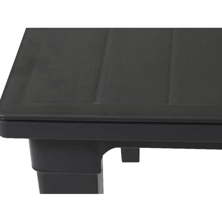 Keter Futura tafel (165x94cm) graphite met parasolopening