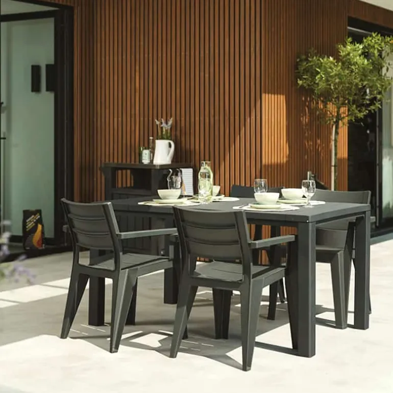 Keter Julie tafel (147x90cm) graphite