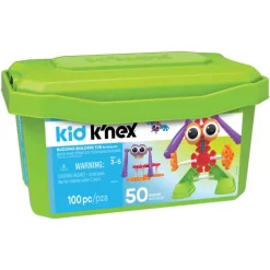 Kid Knex “Budding builders Tub” 100st/50 models