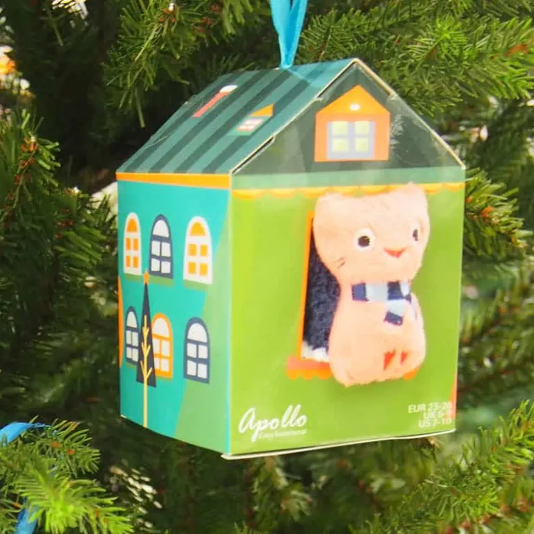 Kinder huissokken 3D in geschenkdoos