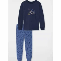 Kinder pyjama lang – 803 donker blauw