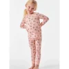 Kinder pyjama lang – 612 peach