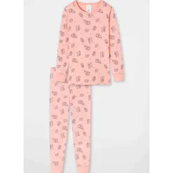 Kinder pyjama lang – 612 peach
