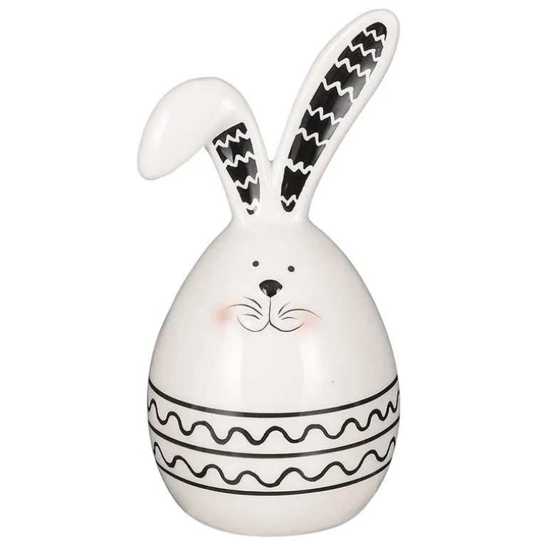 Konijn wit (ø11x10xh21,5cm)