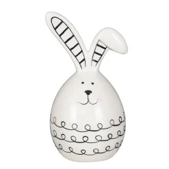 Konijn wit (ø9x8xh16cm)