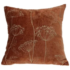 Kussen (2 ass) roestkleur of groen