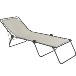 Lafuma Bed Siesta L Elastiek Batyline Seigle – Titanium kleur