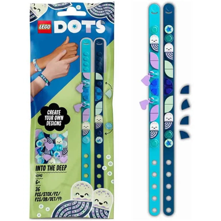 Lego DOTS Diepzee armbanden met bedeltjes (41942)