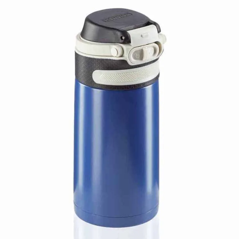 Leifheit Isolatiebeker flip (350ml) blauw