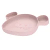 Lässig siliconen bord little chums muis roze