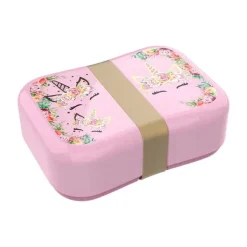 Lunch Buddies Brooddoos (met strap) Unicorn Flower