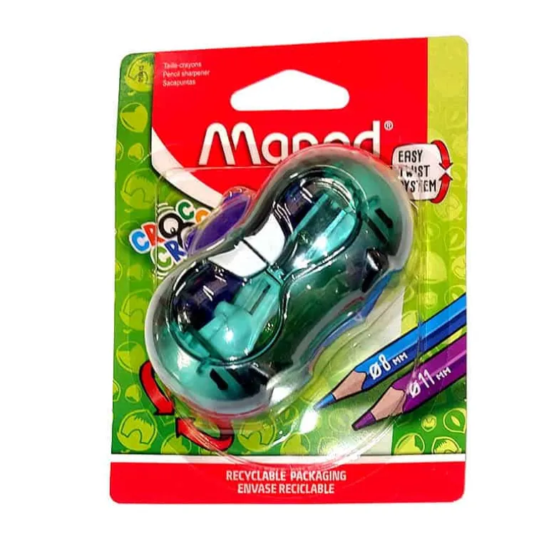 Maped Slijper Croc Twist 2 gaats blister