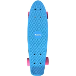 Maple Leaf Old school retro skateboard 55cm sky blue