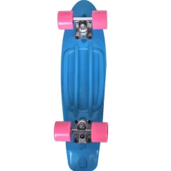 Maple Leaf Old school retro skateboard 55cm sky blue