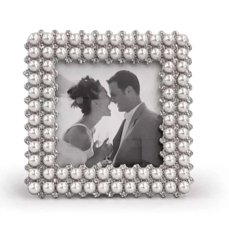 Metalen fotokader Rhodium