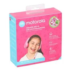 Motorola Hoofdtelefoon Kidz Squads 200 P limit – Roze