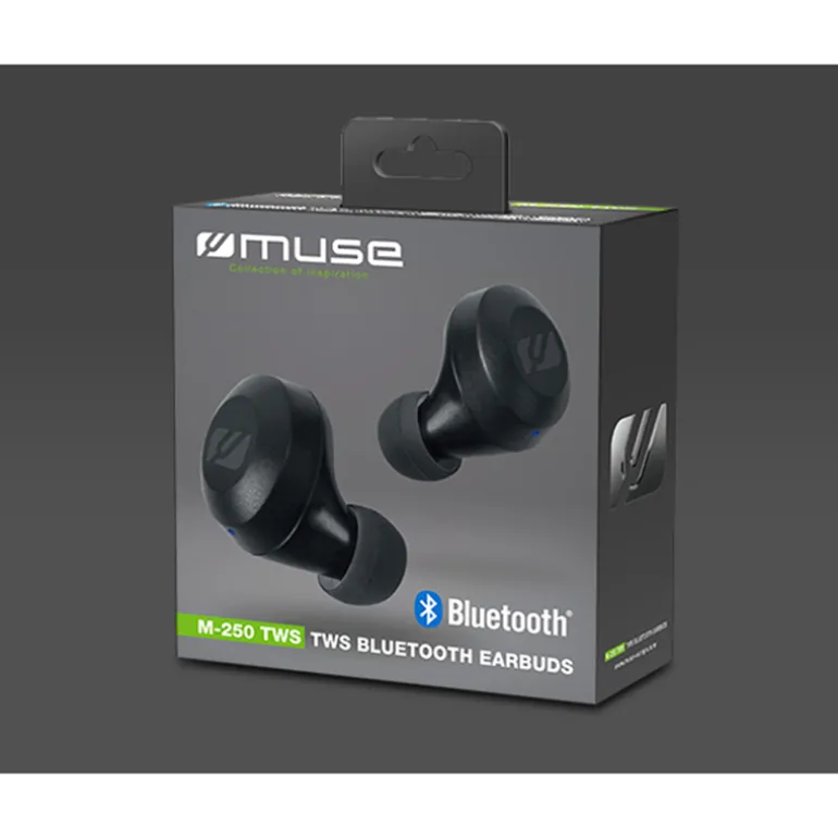 Muse Earbuds bluetooth zwart