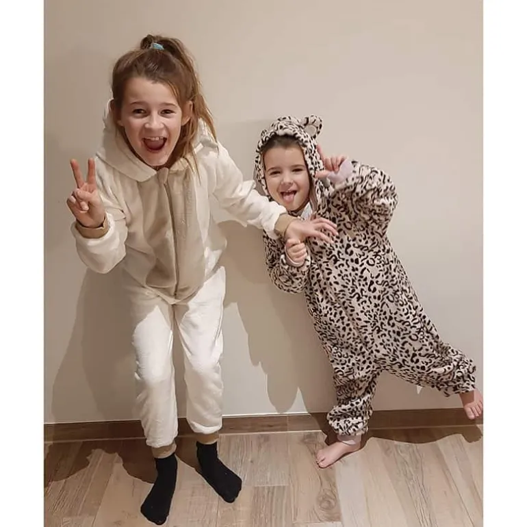 Onesie dierenprint (kind/volwassenen)