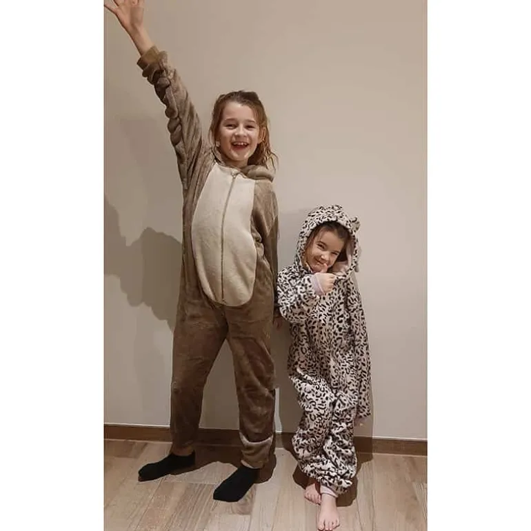 Onesie dierenprint (kind/volwassenen)