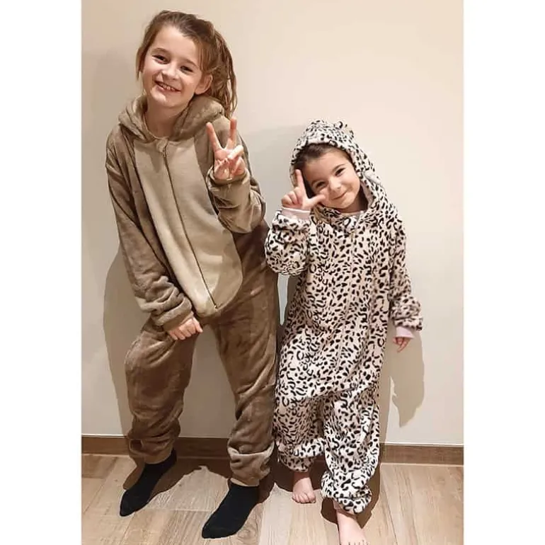 Onesie dierenprint (kind/volwassenen)