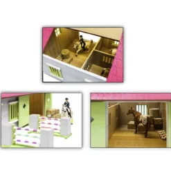 Paardenstal met 2 boxen en berging