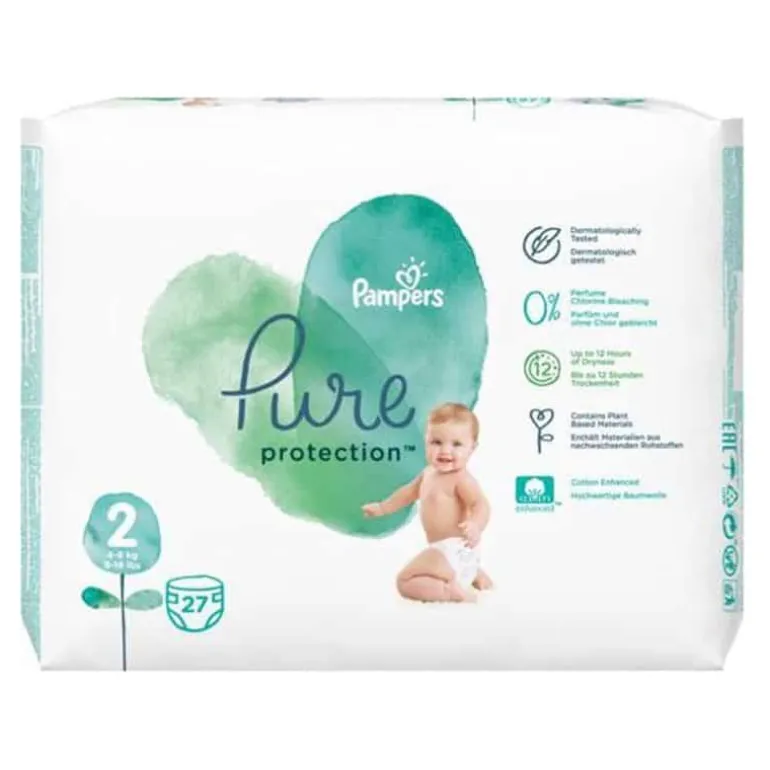 Pampers Pure Protection nr.2 (27 stuks)