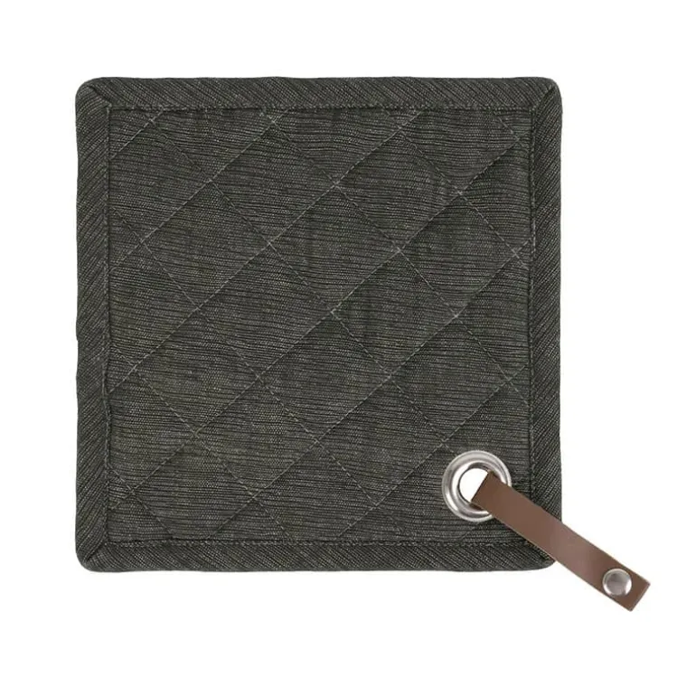 Pannenlap Evergrey donker grijs