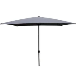 Parasol alu 3x3m grijs/grijs met slinger
