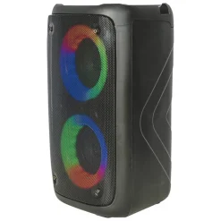 Party LEO-250 soundbox 2×3° 100W met verlichte woofers
