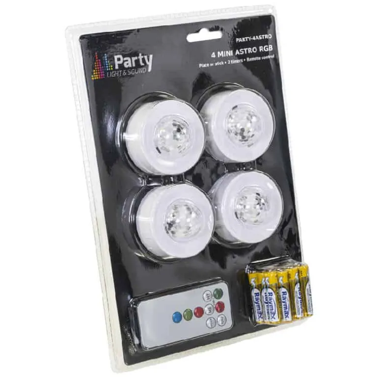 Party set 4 Astro lights (LED/strobe/flash)